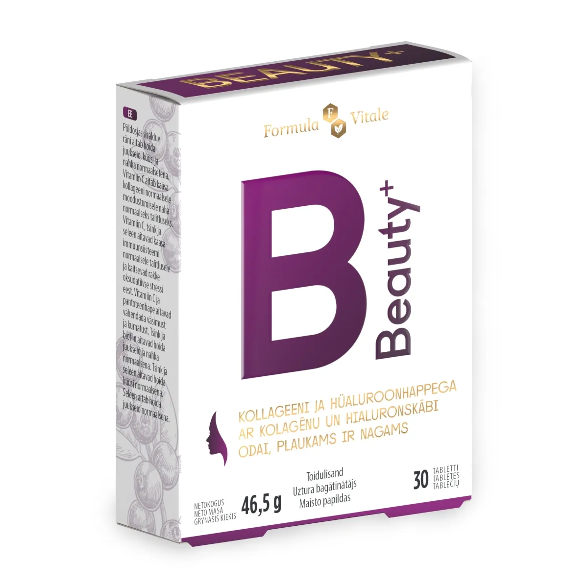 FORMULA VITALE BEAUTY+ KOLLAGEENIGA TBL N30 - Изображение товара