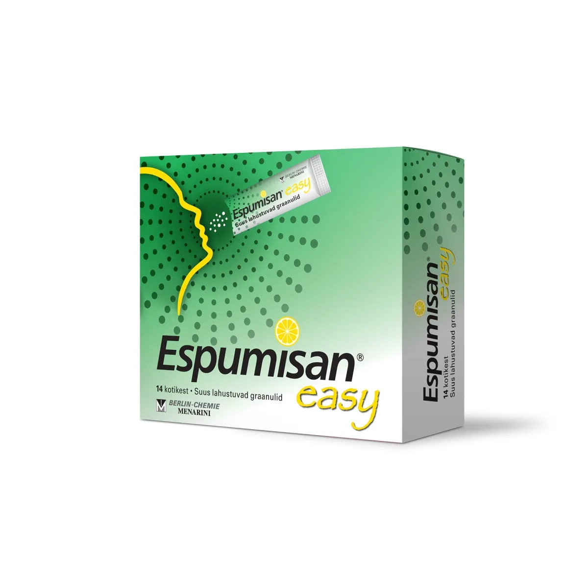ESPUMISAN EASY SUUS LAH GRAANULID 125MG N14 - Изображение товара