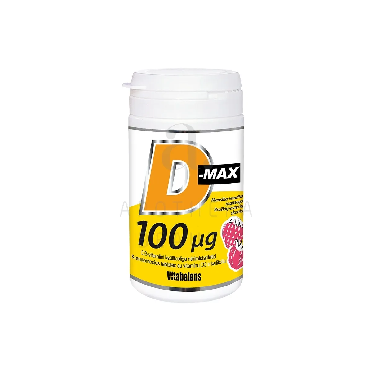 D-MAX NÄRIMISTABLETID 100MCG N90 - Изображение товара