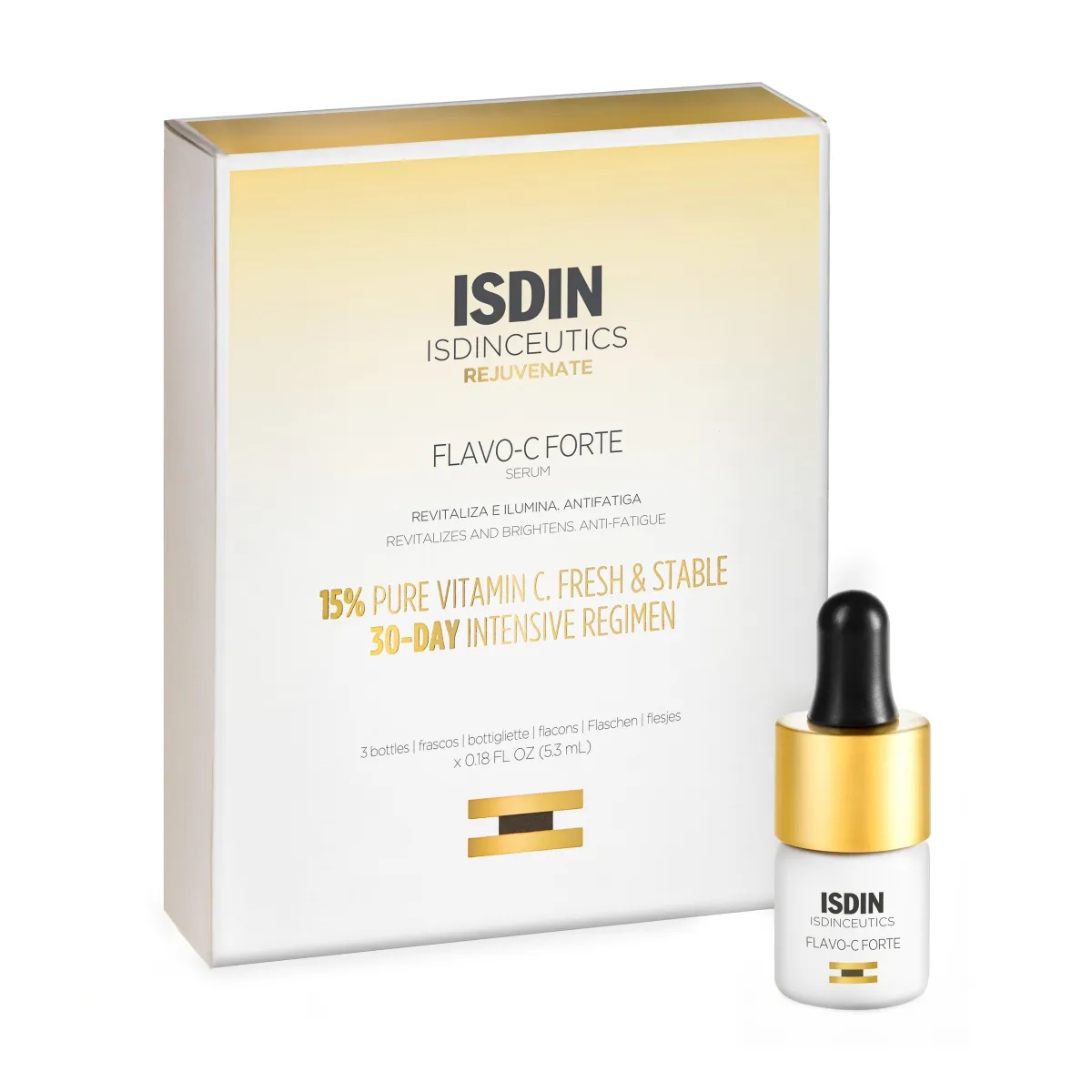 ISDIN FLAVO-C FORTE SEERUM C-VITAMIINIGA 5,3ML N3 - Изображение товара