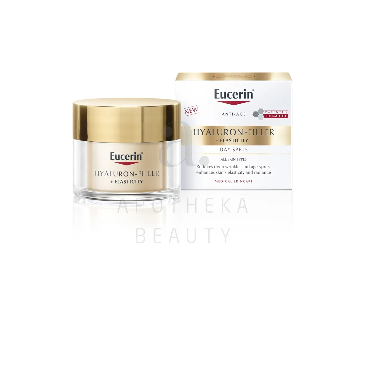 EUCERIN HYALURON FILLER+ELASTICITY PÄEVAKREEM 50ML UUS - Изображение товара