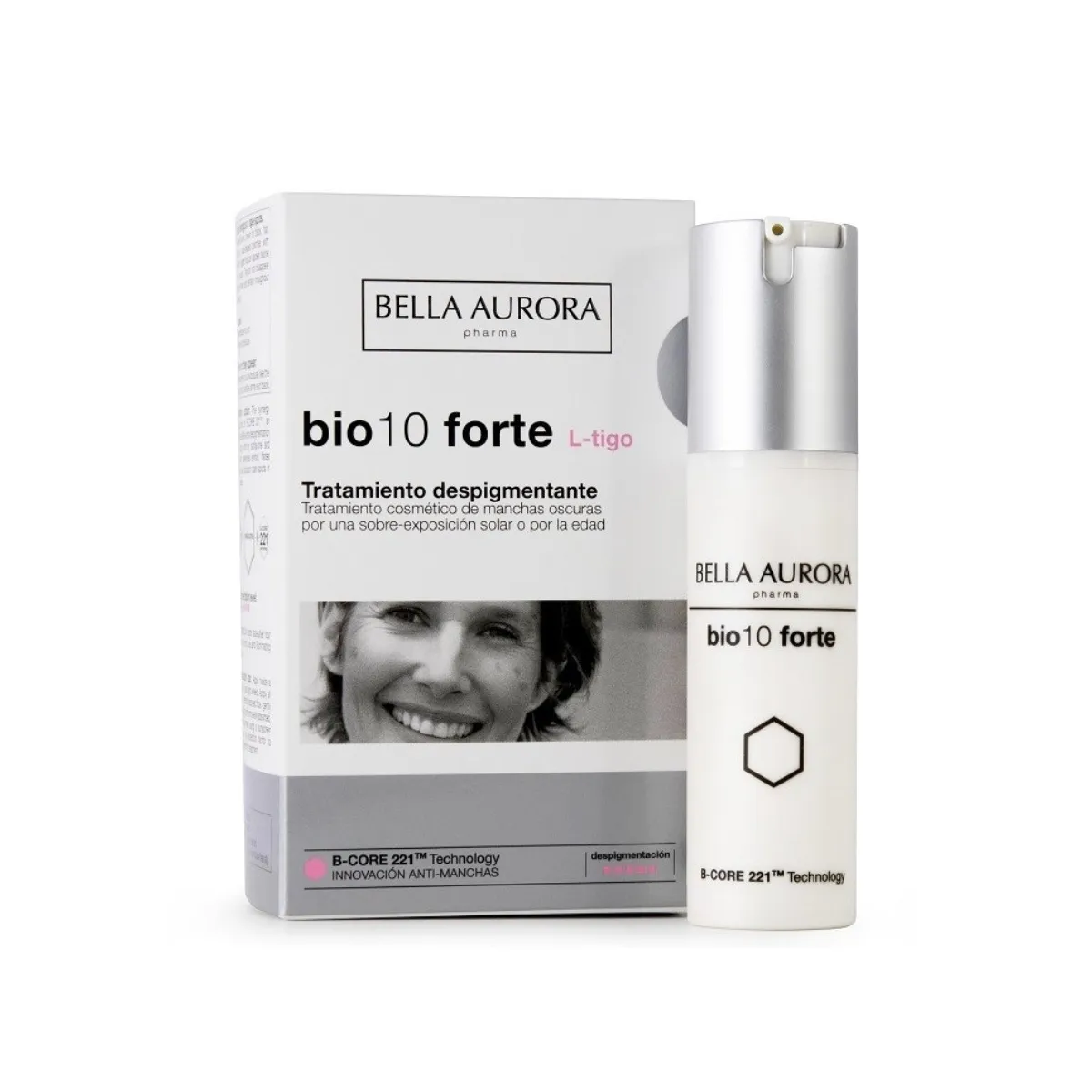 BELLA AURORA BIO10 FORTE L+TIGO NÄOKREEM PIGMENDLAIKUDELE 30ML - Изображение товара