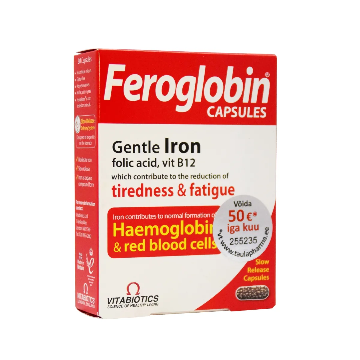 FEROGLOBIN B12 CAPS N30 - Изображение товара