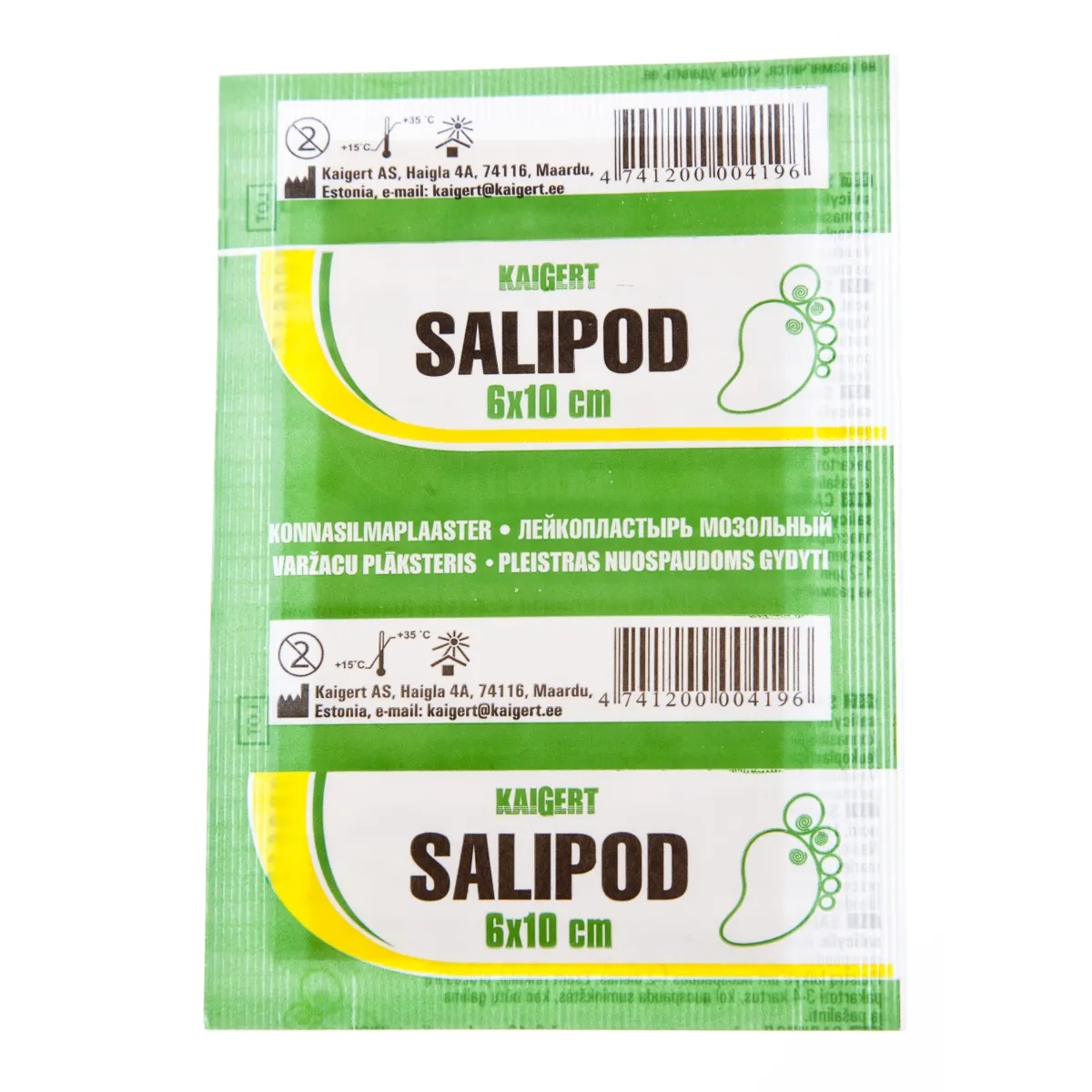 SALIPOD KONNASILMAPLAASTER 6X10CM (KAIGERT) - Изображение товара