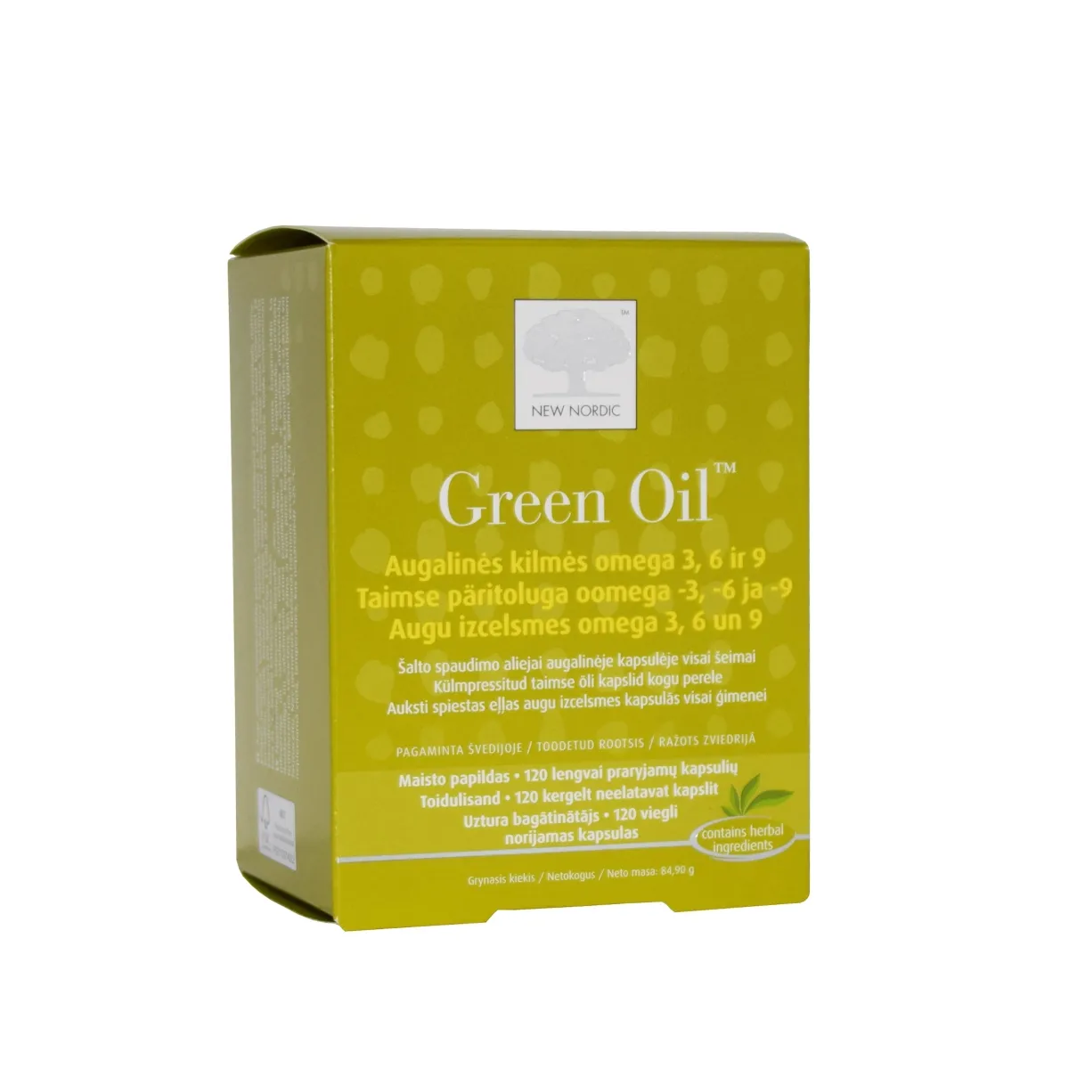 NEW NORDIC GREEN OIL CAPS N120 - Изображение товара 1