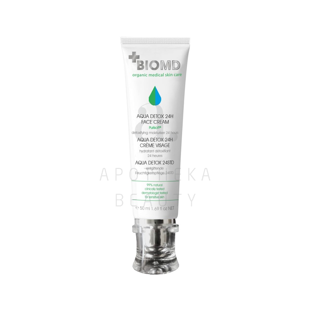 BIOMD AQUA DETOX NÄOKREEM UUENDAV 50ML - Изображение товара