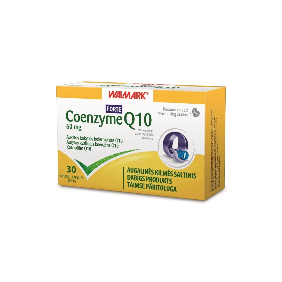 Coenzyme Q10 60 mg - Изображение товара
