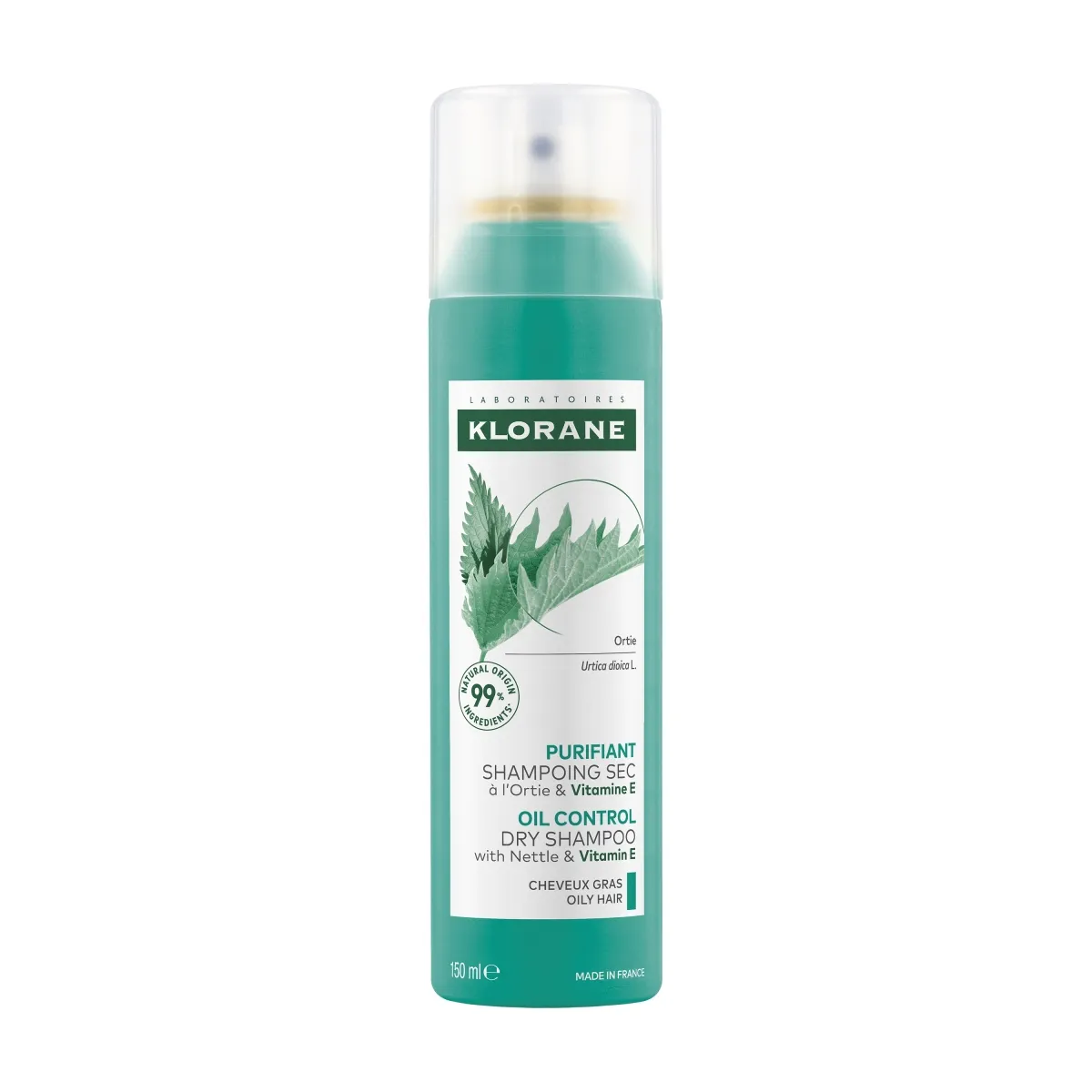 KLORANE KUIVSHAMPOON NÕGESE EKSTRAKTIGA 150ML - Изображение товара