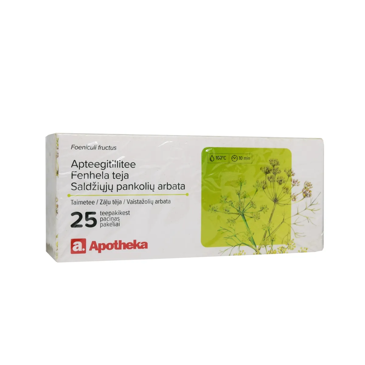 A. APTEEGITILLITEE (FOENICULI FRUCTUS) 1,5G N25 - Изображение товара