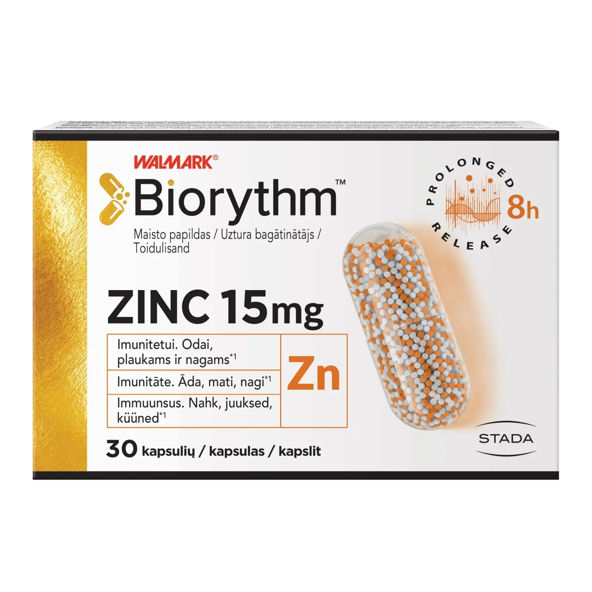 BIORYTHM TSINK KAPSLID N30 - Изображение товара