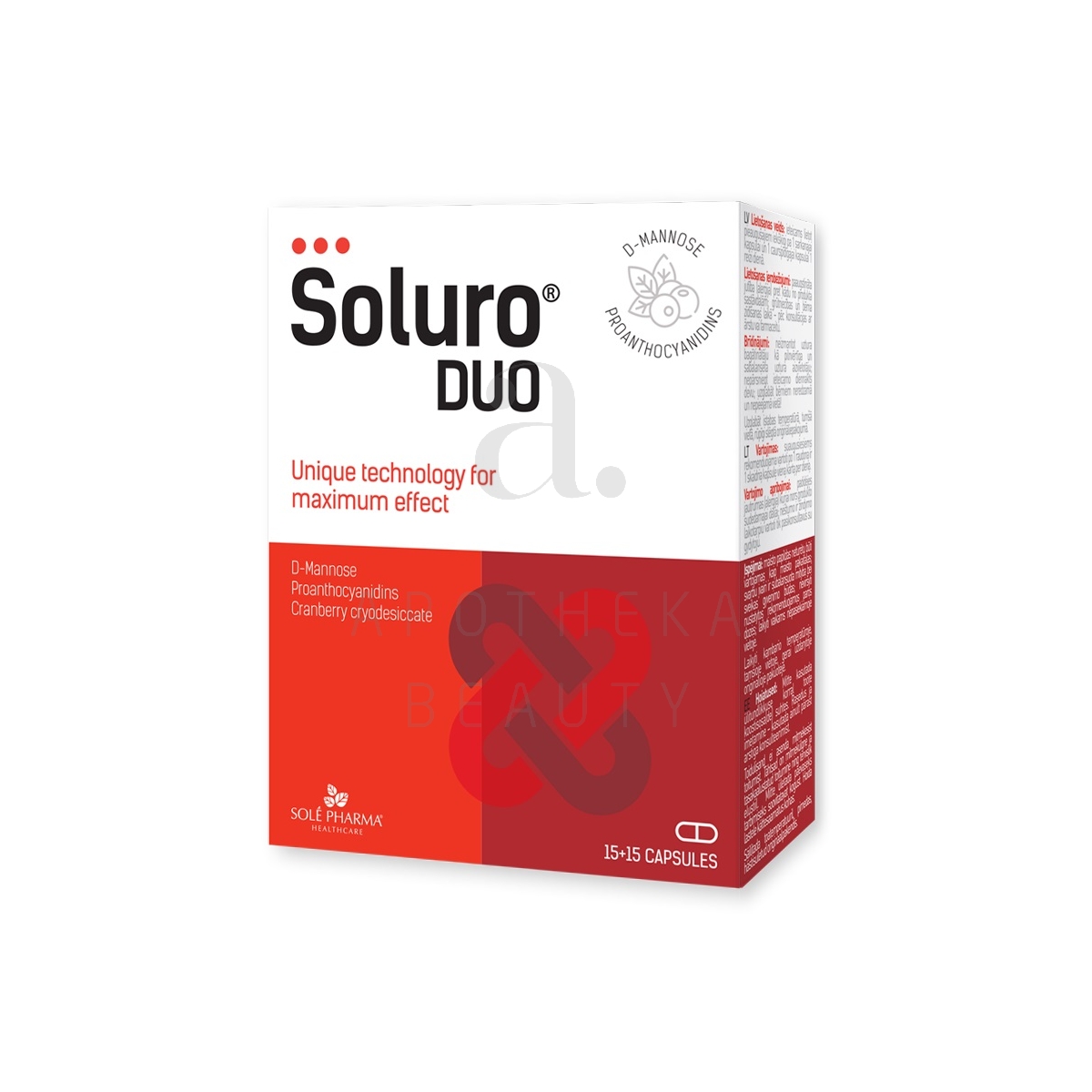 SOLURO DUO KAPSLID N15+15 - Изображение товара