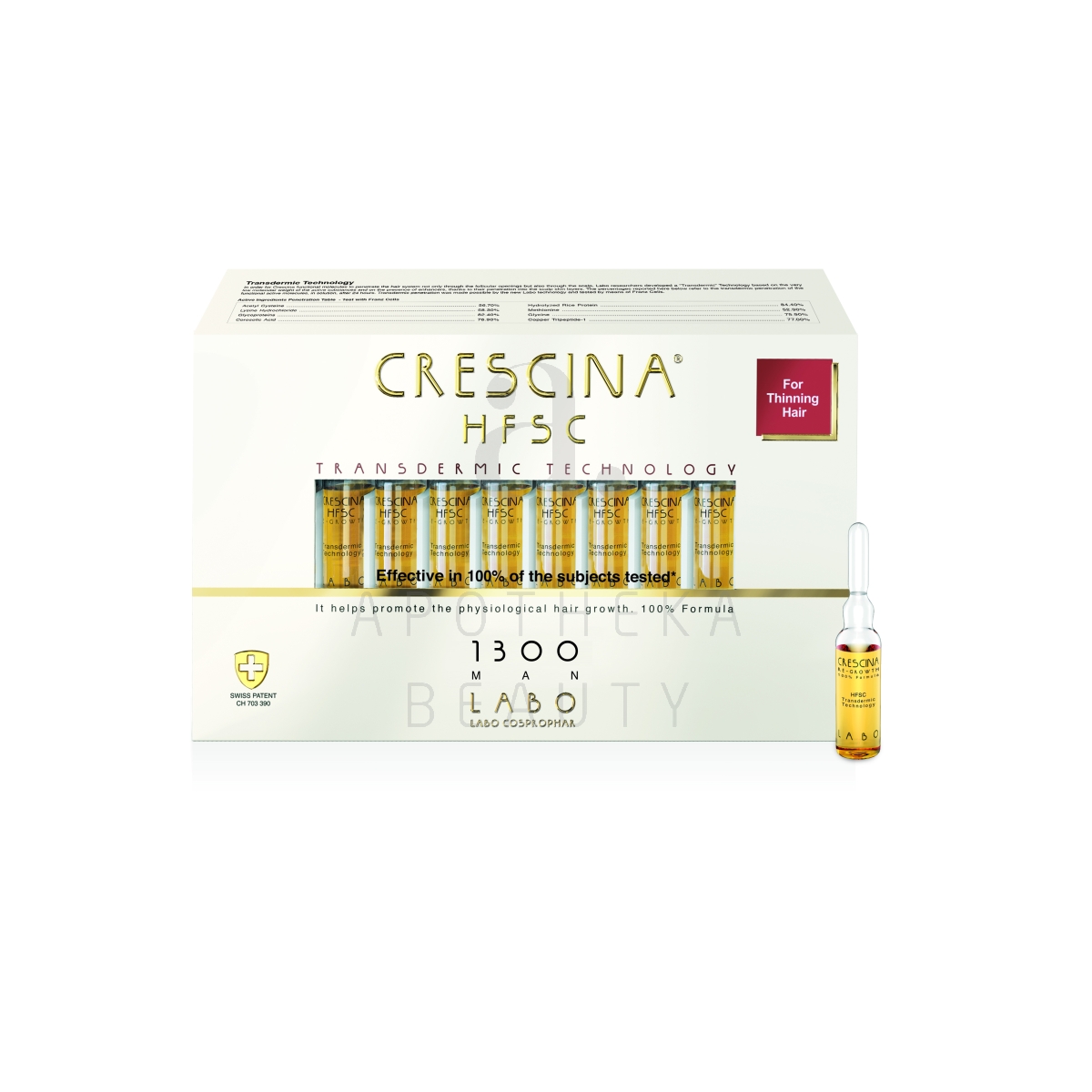 CRESCINA TRANSDERMIC 1300 AMPULLID MEHED 3,5ML N20 - Изображение товара