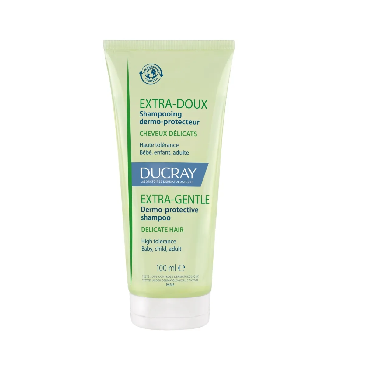 DUCRAY EXTRA-GENTLE SHAMPOON ERITI ÕRN 100ML - Изображение товара