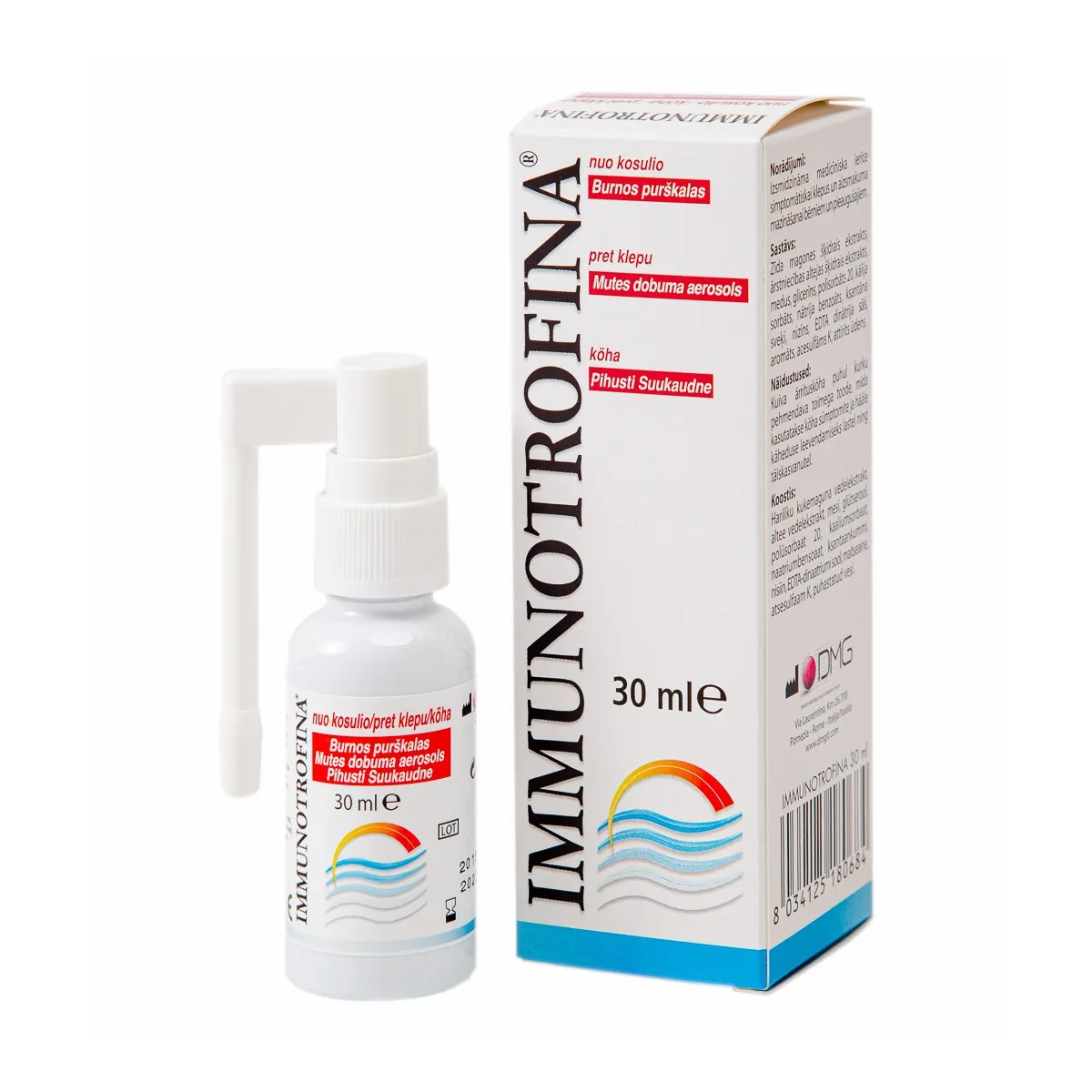 IMMUNOTROFINA KÖHA KURGUPIHUSTI 30ML - Изображение товара