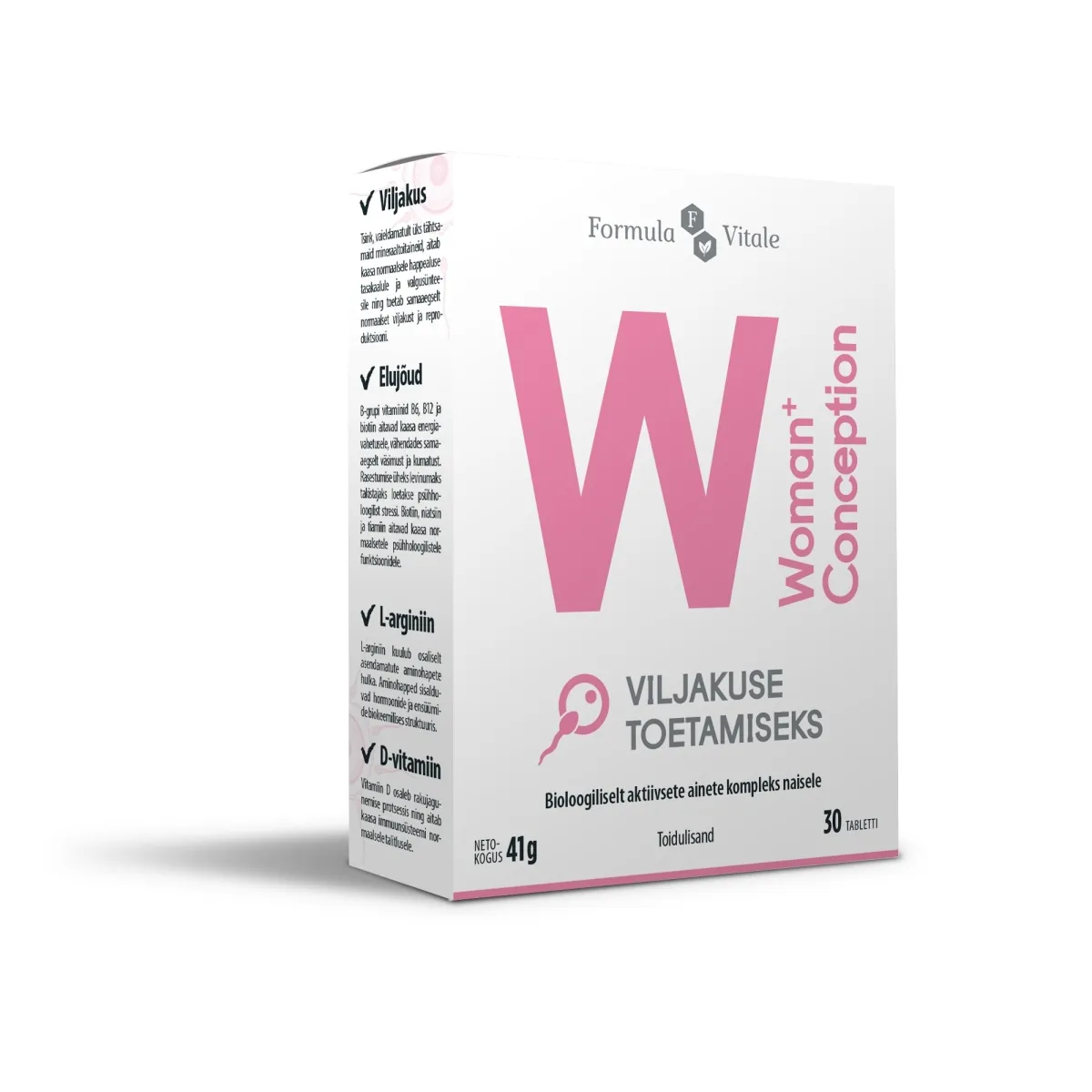 FORMULA VITALE WOMAN+ CONCEPTION TBL N30 - Изображение товара