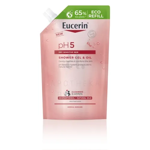 EUCERIN PH-5 DUSHIGEEL-ÕLI TÄITEPAKEND 400ML