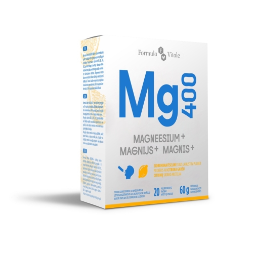 MAGNEESIUM DIREKT 400 + B-VIT SUUSLAH PLV N20