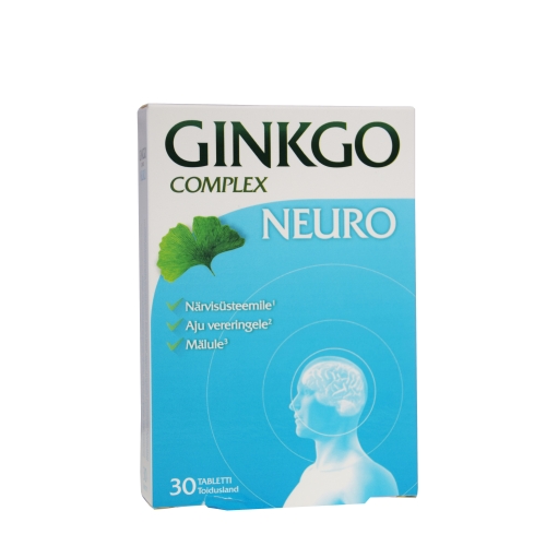 GINKGO COMPLEX NEURO TBL N30