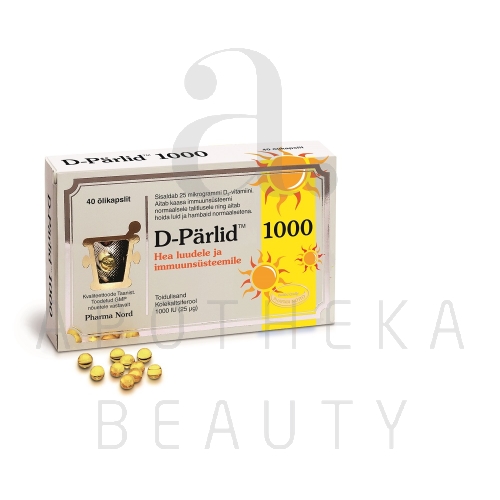 D-PÄRLID 1000 KAPSLID N40
