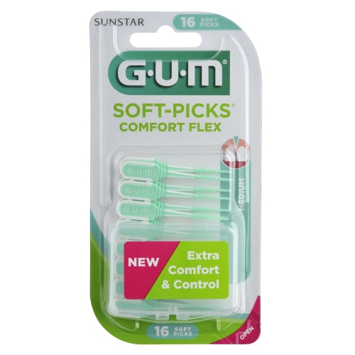 GUM HAMBAVAHEHARI SOFT-PICKS COMFORT FLEX REGULAR N16