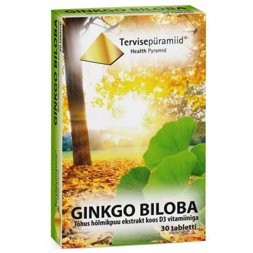 TERVISEPÜRAMIID GINKGO BILOBA TBL N30