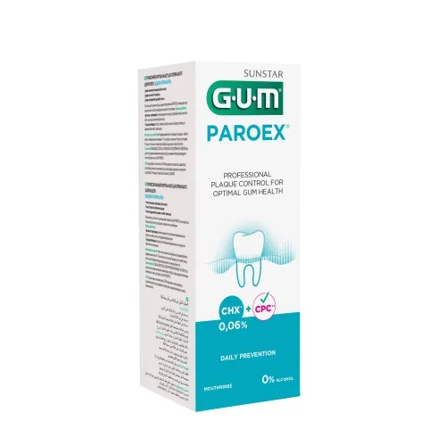 GUM PAROEX 0.06% ОПОЛАСКИВАТЕЛЬ ДЛЯ ПОЛОСТИ РТА 500 МЛ /1702/