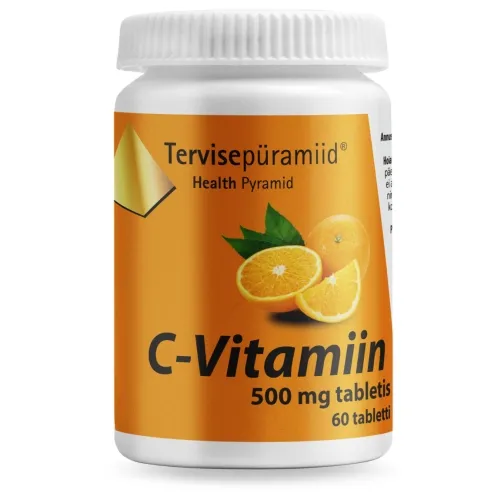 TERVISEPÜRAMIID C-VITAMIIN TBL 500MG N60