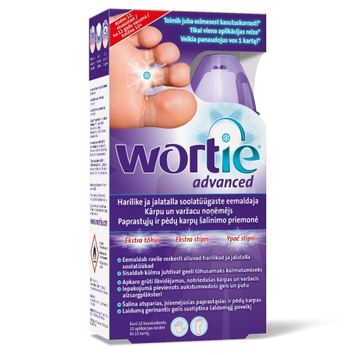 WORTIE ADVANCED SOOLATÜÜGASTE EEMALDAJA 50ML