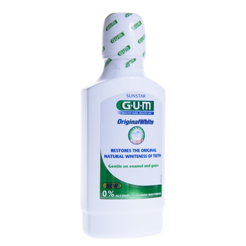 GUM ORIGINAL WHITE ОПОЛАСКИВАТЕЛЬ ДЛЯ ПОЛОСТИ РТА 300ML /1747/