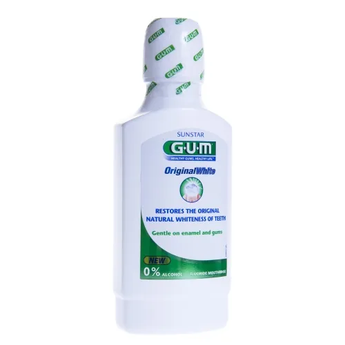 GUM ORIGINAL WHITE ОПОЛАСКИВАТЕЛЬ ДЛЯ ПОЛОСТИ РТА 300ML /1747/