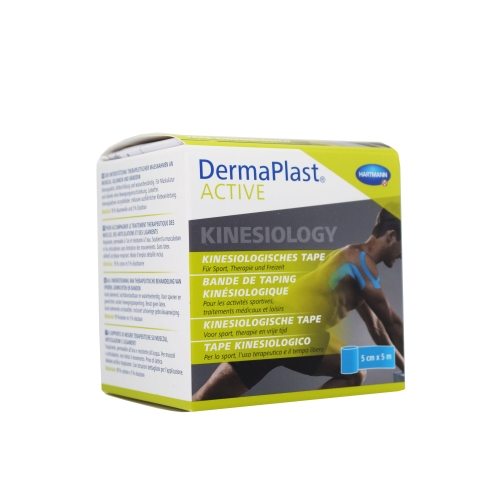 DERMAPLAST ACTIVE KINESIOTEIP 5CMX5M SININE/522440/