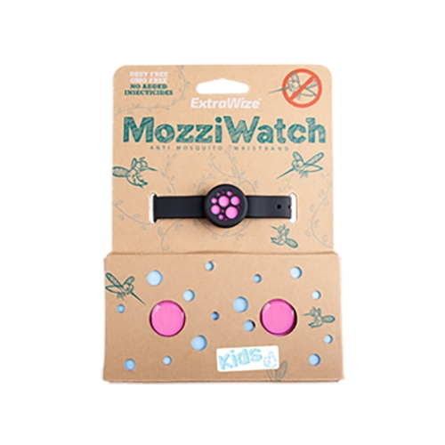 MOZZIWATCH SÄÄSETÕRJE KÄEPAEL LASTELE ROOSA + 2 TÄITETABLETTI