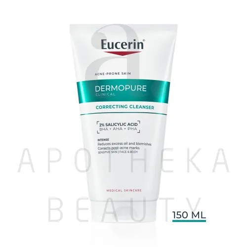EUCERIN DERMOPURE CLINICAL NÄOPUHASTUSGEEL KORRIGEERIV 150ML