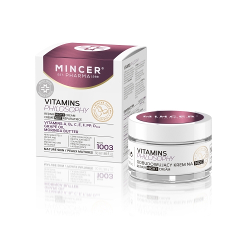MINCER PHARMA VITAMINS PHILOSOPHY ÖÖKREEM TAASTAV 50ML