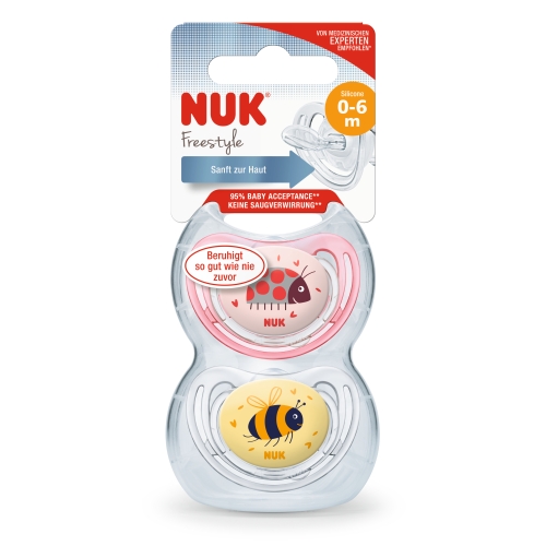 NUK UNELUTT FREESTYLE 1 (SILIK) 0-6 KUUD N2