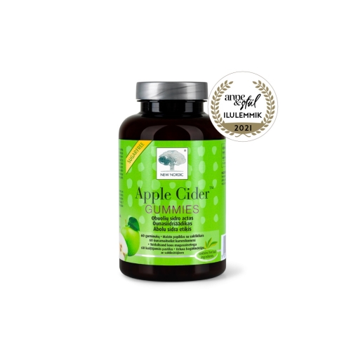 NEW NORDIC APPLE CIDER GUMMIES KUMMIKOMMID N60