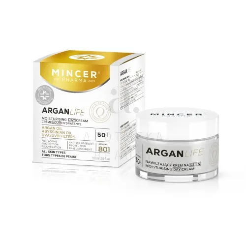 MINCER PHARMA ARGAN LIFE PÄEVAKREEM NIISUTAV 50ML