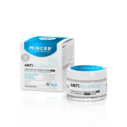 MINCER PHARMA ANTI ALLERGIC PÄEVA-ÖÖKREEM VAN.VAST. 40+ 50ML
