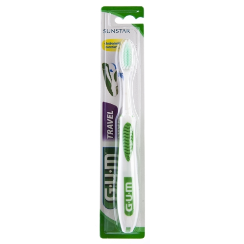 GUM TRAVEL BRUSH ЗУБНАЯ ЩЕТКА ДЛЯ ПУТЕШЕСТВИЙ МЯГКАЯ/158/