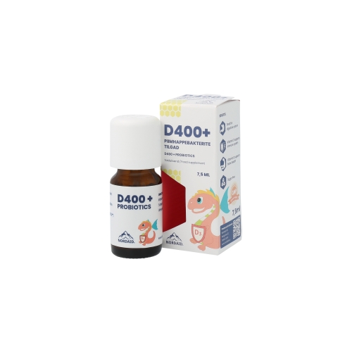 D-VITAMIINI JA PIIMHAPPEBAKTERITEGA TILGAD D400 7,5ML