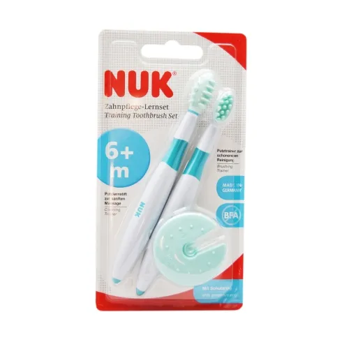 NUK  МАССАЖЕРЫ ДЛЯ ДЕСЕН, 2 ШТ (6+ МЕС.)