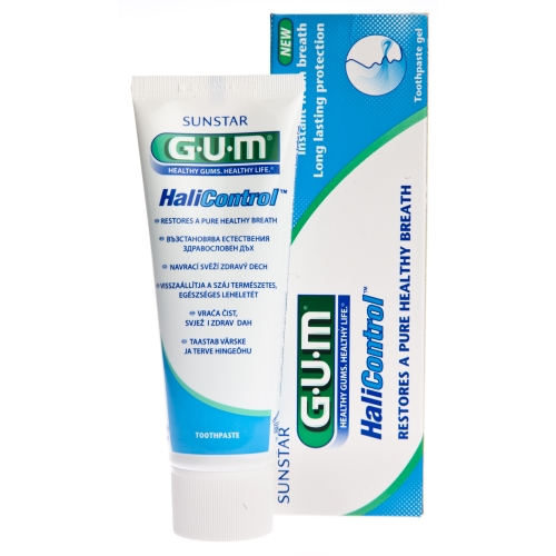 GUM HALICONTROL ЗУБНАЯ ГЕЛЬ-ПАСТА 75МЛ /3040/