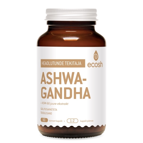 ECOSH ASHWAGANDHA JUURE KAPSLID N90