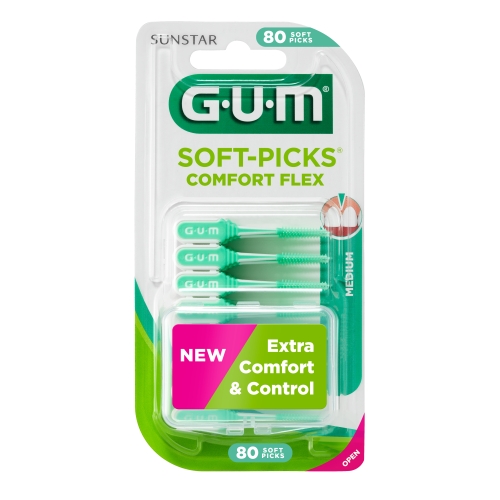 GUM HAMBAVAHEHARI SOFT-PICKS COMFORT FLEX REGULAR N80