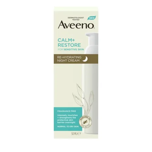 AVEENO CALM+RESTORE ÖÖKREEM 50ML