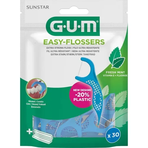 GUM EASY FLOSSERS ЗУБНАЯ НИТЬ-ЗУБОЧИСТКА N30
