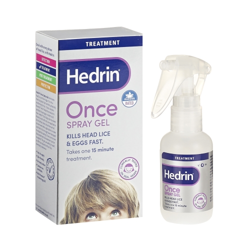 HEDRIN ONCE SPRAY GEEL TÄIDELE 60ML