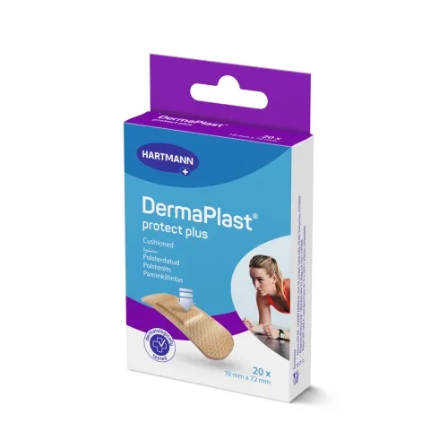 DERMAPLAST PLAASTRID PROTECT PLUS 19X72MM N20/535442/