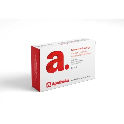 A. REISITABLETID INGVERIGA 500MG N20