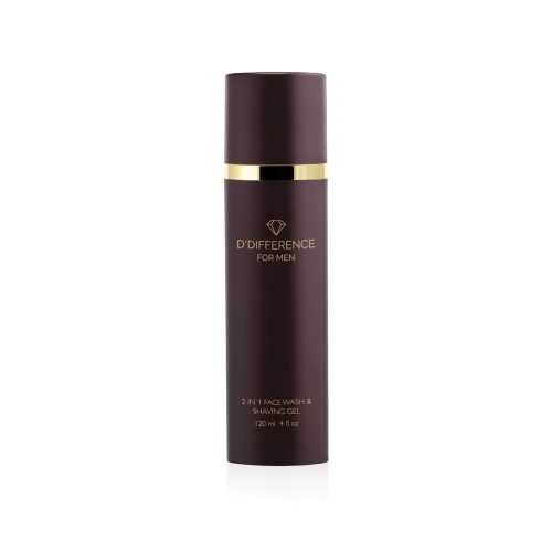D`DIFFERENCE FOR MEN NÄOPESU-JA RASEERIMISGEEL 2IN1 120ML